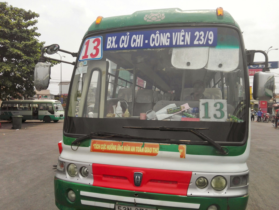 Bus 13 to Cu Chi Station