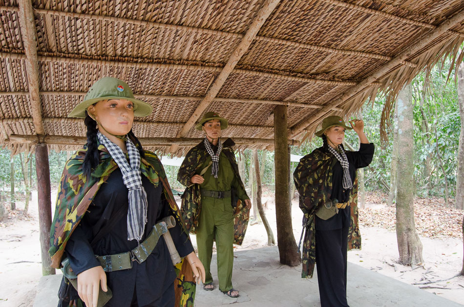 Mannequins of Cu Chi soldiers