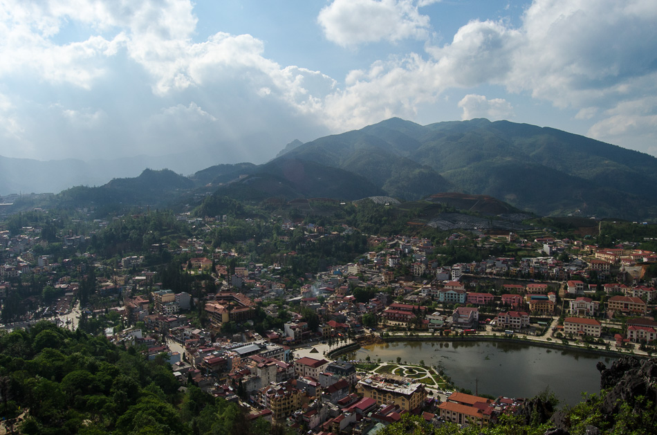 View of Sapa Vietnam